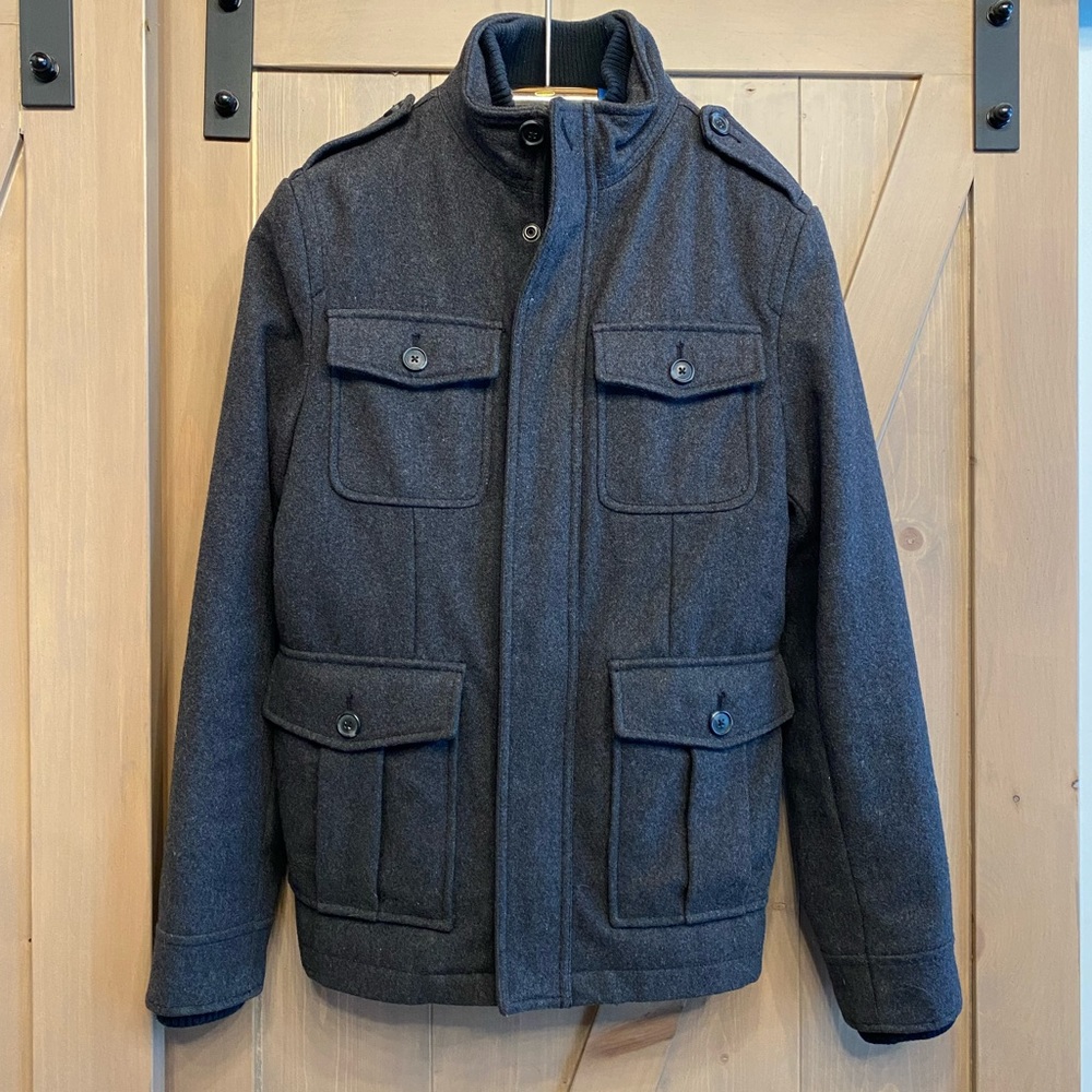 Merona Men’s Charcoal Gray Coat